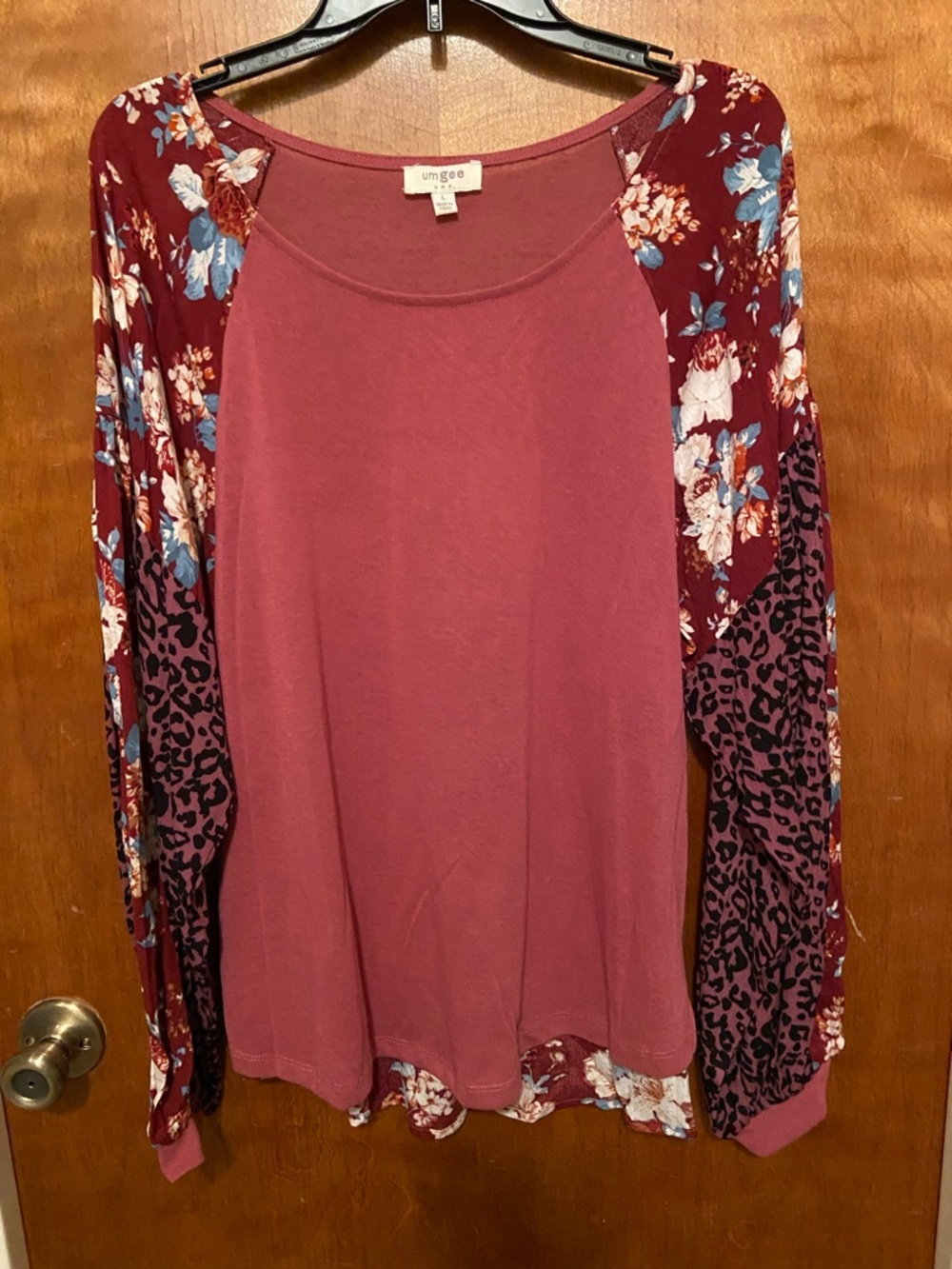 Umgee Multimedia Tunic Top